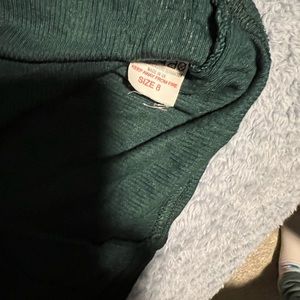 Missguided Green crop top, halter